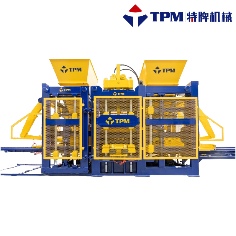 Nuevo lanzamiento de la máquina bloquera de hormigón TPM10000G de diseño mejorado